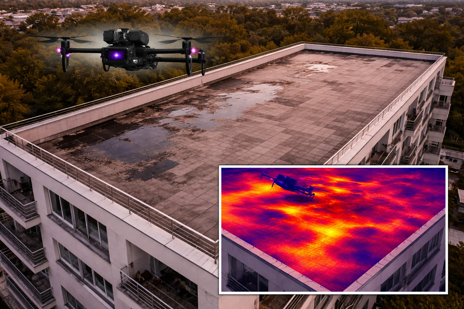 Mission inspection drone